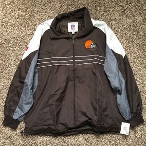 NWT vintage Browns windbreaker